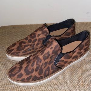 Leopard loafers